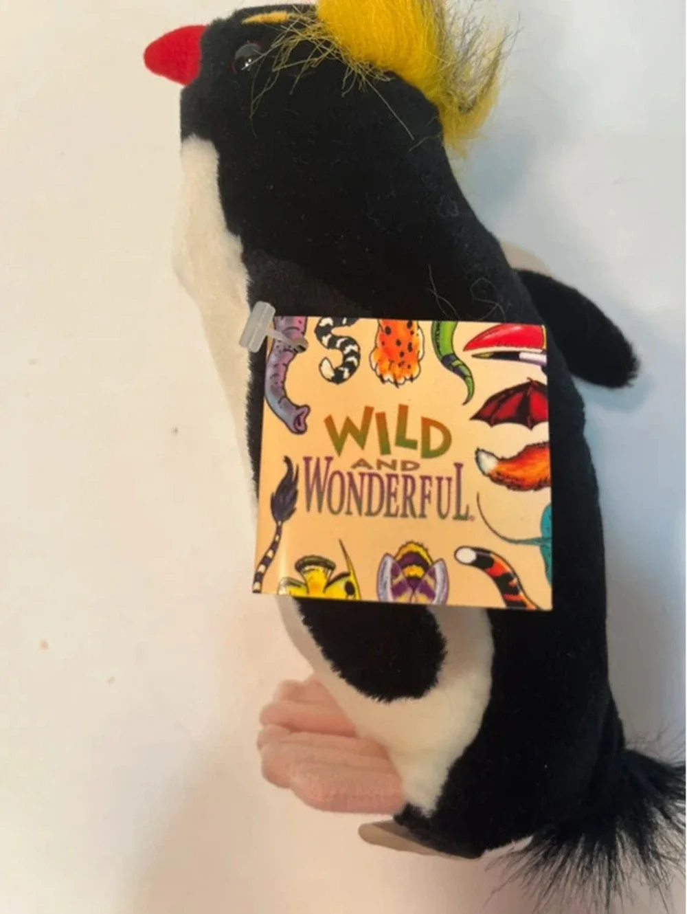 Wildlife Artists Rockhopper Penguin Plush 10 Inch Stuffed Animal Toy Vintage